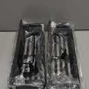 Magnetic Water Bottle Holder for Refrigerator, Cup Holder Organizer for Stanley and Tumbler for Kitchen, 4 Pack, Black