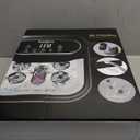 Ranjova Collapsible Foot Spa Electric Rotary Massage, Foot Bath with Heat, Bubble,Temp Control, and 24 Motorized Shiatsu Massage Balls, Pedicure Foot Spa Tub for Stress Relief (Black)