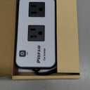 200W Car Power Inverter, PiSFAU DC 12V to 110V AC Car Plug Adapter Outlet with [20W USB-C] /USB-Fast Charger(18W) / 4.8A Dual USB/car Charger for Laptop