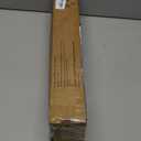 KAMANINA Bronze Curtain Rods for Windows 48 to 84 Inch, Adjustable Single Curtain Rod 32 to 86 Inch(2.6-7.1ft), 3/4 Inch Splicing Drapery Rods with Twisted Cage Finial