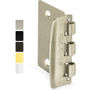 Jack N Drill Flip Action Door Lock (6 Pack)- Reversible Privacy Door Locks with Anti Lockout Screw for Child Proofing and Home Defense, Easy to Install and Durable Lock for Interior Swing-in Doors