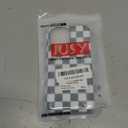 Jusy Compatible with MagSafe Checkerboard Phone Case for iPhone 13 Pro Max, Cute Aesthetic Checkered Magnetic Soft TPU & Hard PC Protective Phone Cover for Women GirlsMatte - Black & White