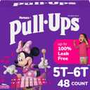 Pull-Ups Girls' Potty Training Pants, Size 5T-6T Training Underwear (50+ lbs), 48 Count