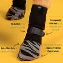 DOK TigerToes Premium Non-Slip Dog Socks for Hardwood Floors - Extra-Thick Grip that Works Even When Twisted - Prevents Licking, Slipping, and Great for Dog Paw Protection (XXS)