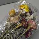 Dried Daisy Flowers Bouquet Natural Lavender Bundles Dried Gerber Daisies Craspedia Flowers Dried Daisies Multicolor Floral Arrangements for Wedding Party Table Centerpiece Decor Farmhouse DIY