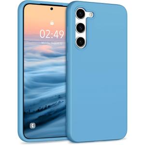 Samsung Galaxy S23 Case - Liquid Silicone, Slim Shockproof Protective Bumper for Galaxy S23 5G 6.1", "Denim Blue