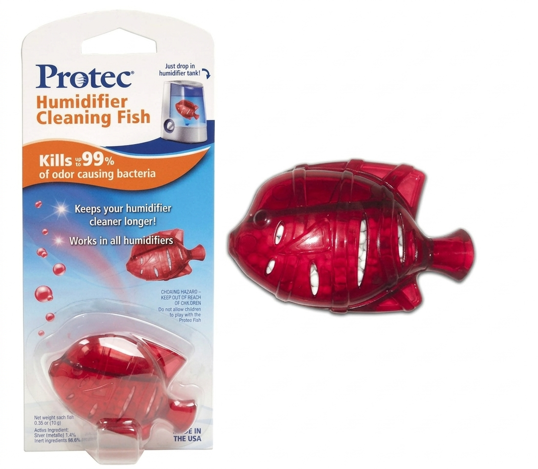 Protec Humidifier Cleaning Fish, Tank Cleaner, Fights Slime & Odor, Lasts 30 Days, 1 Count