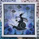 CYFUN DESIGN 6pcs Stamps Jungle Fairy Girl Mermaid Forest Cabin Clear Stamps for Card Making Scrapbooking Paper Crafts Handmade Embossing Stencil Photo Album Decor Template DIY Seal