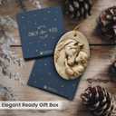 3 x Horse Ornament 2025 - Horse Gifts for Girls Women, Girl with Horse Ornament, Ceramic Farmhouse Christmas Tree Ornaments, Animal Lover Gift for Woman