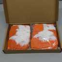 1000 Pcs Orange Blank Hang Tags with White Cotton String Attached - 1.88"x1.18" Small Blank Price Tags for Clothing, Retail, Gift Packaging, Craft Supplies - Sturdy Cardstock Paper