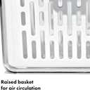 OXO Good Grips Produce Saver Medium Bin, 13.8 x 7.4 x 4.7 in, White