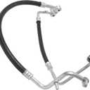 UAC HA 10584C A/C Manifold Hose Assembly,Black