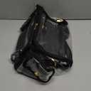 Large Professional Makeup Artist Travel Transparent Waterproof Cosmetic Organizer Bag Clear Messenger Cosmetic Bags with Adjustable Strap