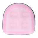 Fockety Inflatable Hot Tub Seat, Non Slip Spa and Hot Tub Booster Seat Pad with Suction Cup, Back Support Bath Spa Pad Soft Inflatable Massage Cushion, Suction Seat for Hot Tub Spa (Pink)