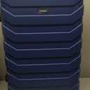 Wrangler 4 Piece Miami Luggage and Packing Cubes Set, Blue