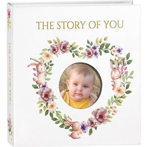 Baby Book Keepsake for boys or girls, Baby Books From Birth, Baby Memory Book with unique design, Hard Cover Baby Scrapbook, First 5 years Memory Book, Childhood Memory Book 2-Pack