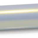 1FTx5FT PET Space Candy Gloss Platinum Gold Chameleon Metallic Color Shift Color Change Vinyl Wrap Auto Car Sticker Decal Film Sheet Bubble Free Air Release Technology with Tool Set