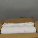 Three Geese Ultra Thin Flat Goose Down Feather Pillows for Sleeping Standard Size, 3" Height, 100% Cotton Cover, Ultra Slim Hotel Collection Bed Pillow for Stomach, Back Sleeper, 18x26 in. (White)