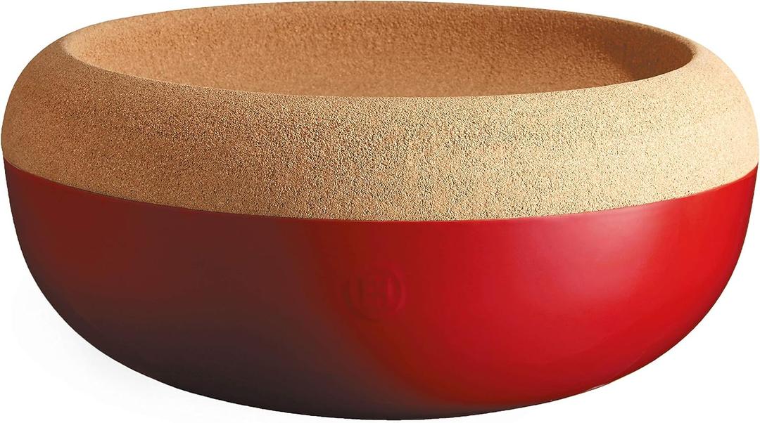 Emile Henry Large Storage Bowl | Burgundy, 14.1" Dia