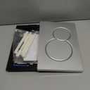 Stylish Dual Button Flush Plate for Geberit 115.770.21.5 Actuator Plate Compatible with UP300 / UP320 / UP720 Concealed Cisterns (Chrome)