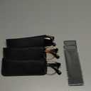 AQWANO 3-Pack Bifocal Reading Glasses Computer Blue Light Blocking, Stylish Round Comfort Ultra-Thin Frames Lightweight Bifocal Readers Sunglasses Men Women, 1.0