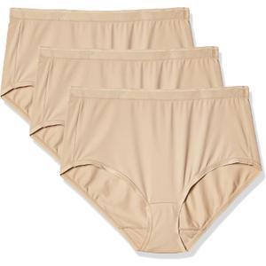 Vanity Fair Women's Comfort Where It Counts Brief (3 Pack) (6/M)