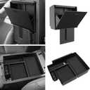 BlBLOZ 2PCS Center Console Organizer and Center Console Hidden Box Organizer for Toyota 4Runner 2010-2024 Accessories Center Console Tray Organizer Hidden Storage Box