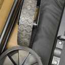 Collapsible Wagon 220 lbs, Heavy Duty Wagon Carts Foldable, Portable Wagons for Groceries, Beach Cart with All-Terrain Wheels & Drink Holders, Utility Wagon for Shopping, Sports, Camping, Black