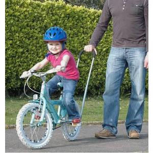 Balance Buddy Kids Bike Parent Adjustable Training Aid Safety Grab Handle Pole