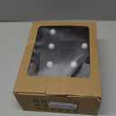 Pooqla Decorative Led Light Up Number Letters, Black Plastic Marquee Number Lights Sign for 40th Birthday Party Wedding Decor Battery Operated Black Number 40 (8.86 in)