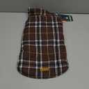 Kuoser Waterproof Dog Coat, Reversible Dog Jacket for Medium Dogs, Adjustable Durable Doggie Winter Coat Warm Puppy Cold Weather Apparel from Small to Large Breed, Brown M (Medium (Pack of 1))