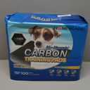 HONEY CARE All-Absorb Puppy Training Pads | Doggie Potty Pads Absorb Eliminating Urine Odor, Ultra Charcoal Dog Pee Pad (Carbon, L 22x23 inch, 100ct) (L 22"x23",100ct)