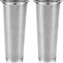 2 Pcs Cold Brew Coffee Filter Stainless Steel Filter Coffee Tea Infuser Strainer Canning Jar Mesh for Wide Mouth Mason Canning Jar, Iced Tea Maker (1 Quart)