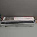 Neodrain 24-Inch Black Linear Shower Drain with Removable Quadrato Pattern Grate, 304 Stainless Steel Rectangle Shower Floor Drain, Linear Drain with Leveling Feet, Hair Strainer, Matte Black