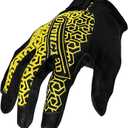 Ironclad Console Gaming Gloves, Precision Fit, Performance Grip, Touchscreen Compatible, Machine Washable, (1 Pair), Size L (ES-CNSL-04-L) (Large, Black/Yellow)