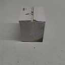 Modern Clear Coaster Set of 5- Glass Coasters for Drinks Crystal Coasters Round Cup Mat Coffee Table Decor for Office, Kitchen, Bar, Dining Room, Living Room, Patio (Clear)