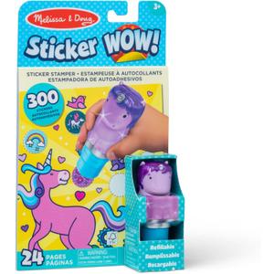 Melissa & Doug Glitter Unicorn Sticker Activity Pad & Stamper Book, 1 EA' (Single)