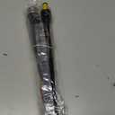 Practice Chanter for Bagpipes with 2 Free Reeds, Durable Chanter for Beginners & Intermediate Players (Black-Silver, Black Tip)