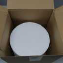 MECCANIXITY Round Foam Cake Dummy, 6"x 6" White Fake Cake Circles Dummies Decorating Display for Wedding Birthday Party Cakes Decoration Crafts and Window Displays