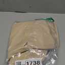 ELLEVEN Womens Cropped Blazer Business Casual Open Front Long Sleeve One Button Jacket (X-Small, Khaki)