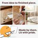 Resparked Customizer Engraving Pen Ultimate Cordless Portable Tool for Artists & DIYers - Engrave 50+ Surfaces - Beginner Friendly - Rechargeable - Free 30 Bits & Mastery Guide