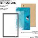 Black 16x24 Picture Frame Lightweight yet Durable Frame Wall Hanging