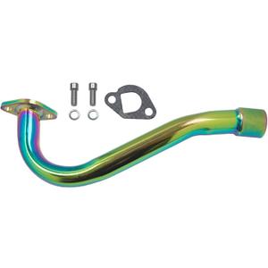 Exhaust Header Pipe for Predator 196cc 212cc GX160 GX200 Go Kart DuroMa* 7Hp Tillotson 212 for Manco Yerf Dog Go Kart (Exhaust Pipe with Female Threaded 2)