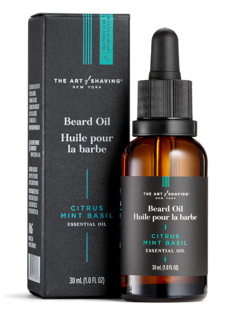 THE ART OF SHAVING CITRUS MINT BASIL PREMIUM BEARD OIL, 1.0 fl oz