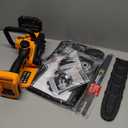 Brushless Electric Chainsaw 12" Cordless Tool Only for Dewalt 20V/60V Battery with Auto Oiler & Security Lock, for Tree Saw Trimming and Branch Wood Cutting