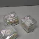 Amosfun Ceramic Honey Pot with Wooden Dipper and Lid 2.75 Inch Bee Pattern Honey Jar Set of 3 for Kitchen Table Home Use and Gift