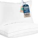 Utopia Bedding Gusset Bed Pillow, Hotel Pillows King Size Set of 2, White