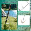Sand Spikes for Surf Fishing, Heavy Duty Fishing Rod Holder Sand Spike for Beach, Surf, Bank and Shore Fishing