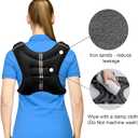 POWER GUIDANCE Weighted Vest for Men & Women with Reflective Stripes,Adjustable Workout Vest for Running, Jogging, Walking & Strength Training, Comfortable Rucking Weight Vest