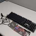 Redragon K556 RGB LED Backlit Wired Mechanical Gaming Keyboard, 104 Keys Hot-Swap Mechanical Keyboard w/Aluminum Base, Upgraded Socket and Noise Absorbing Foams, Soft Tactile Brown Switch
